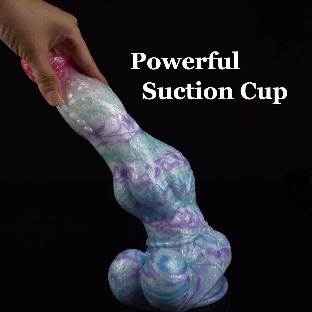 10Inch Huge Dog Knot Dildo With Suction Cup
