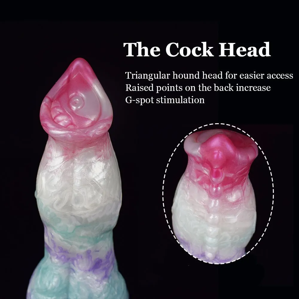 10Inch Huge Dog Knot Dildo With Suction Cup