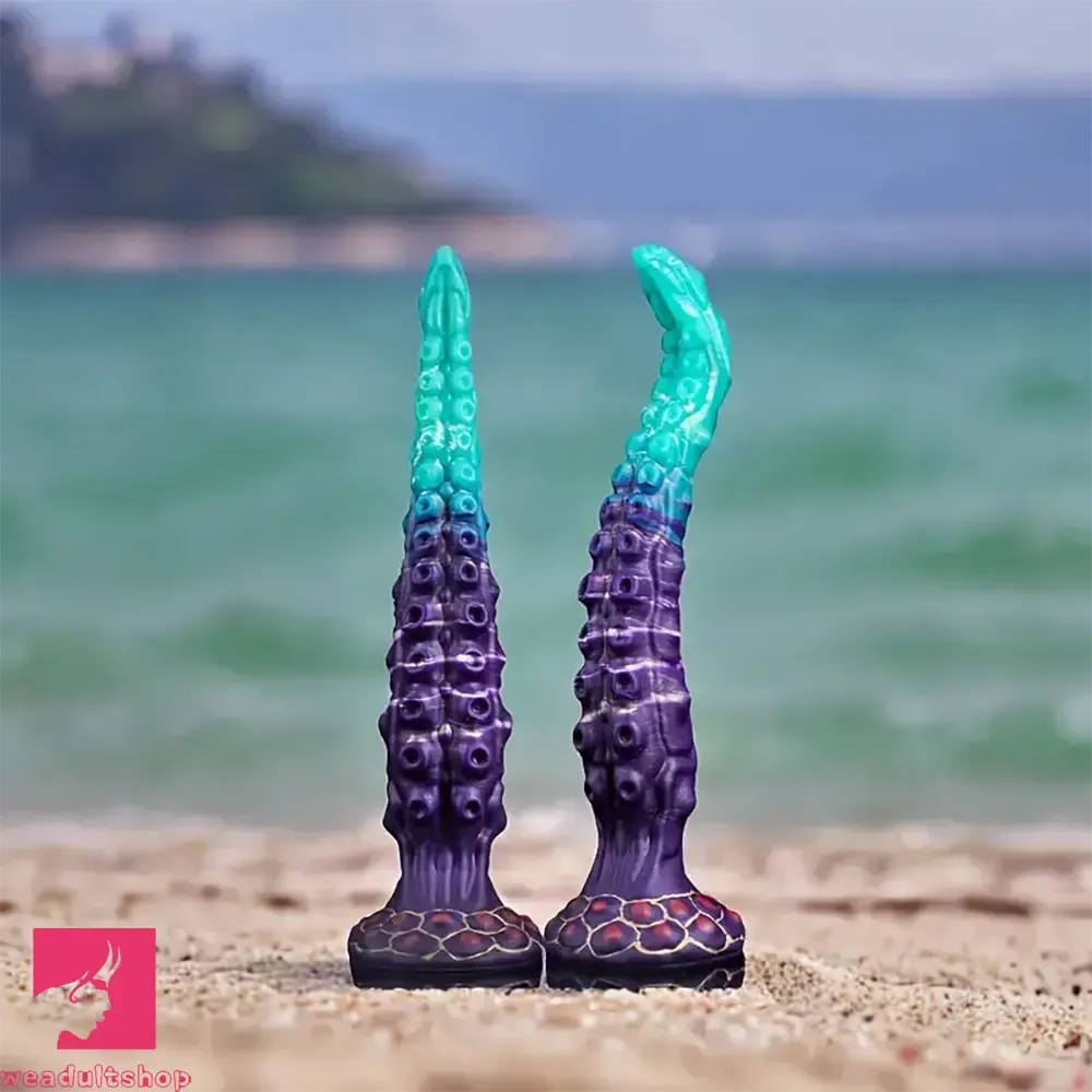 13.78in Soft Silicone Fantasy Long Tentacle Orgasm Monster Dildo