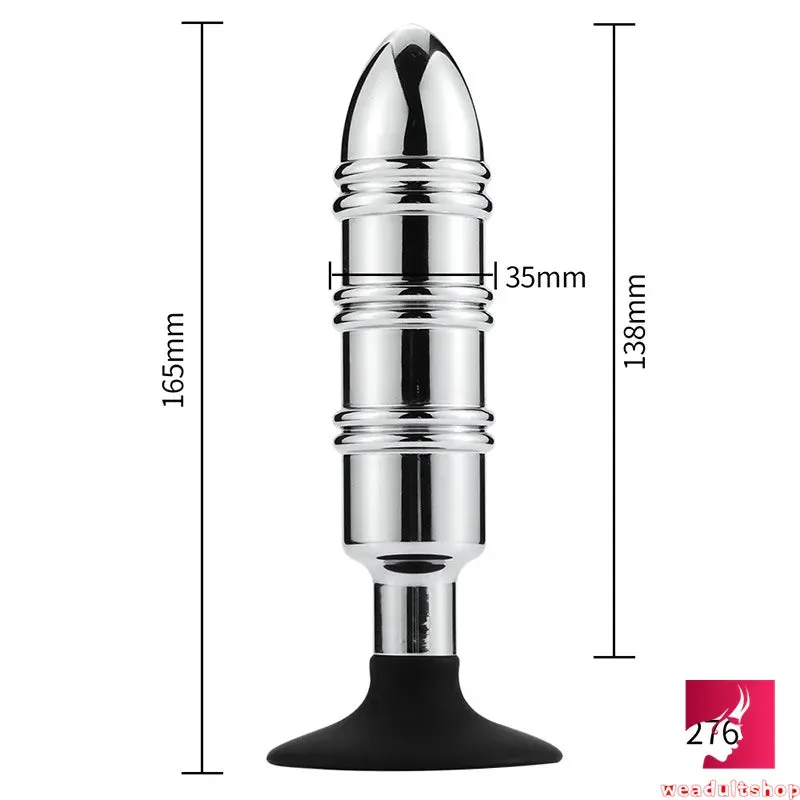 6.3in 6.5in Metal Real Bullet Solid Dildo For Women Masturbator