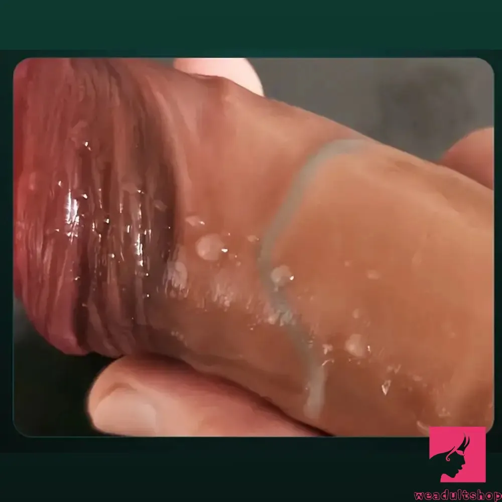 6.89in 7.87in 8.07in Realistic Soft Silicone Real Dildo With Suction Cup
