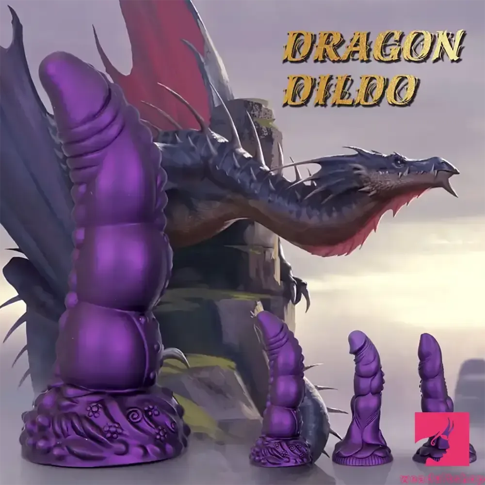 7.87in 8.1in 9.25in Animal Dragon Monster Silicone Dildo For Anus G-Spot