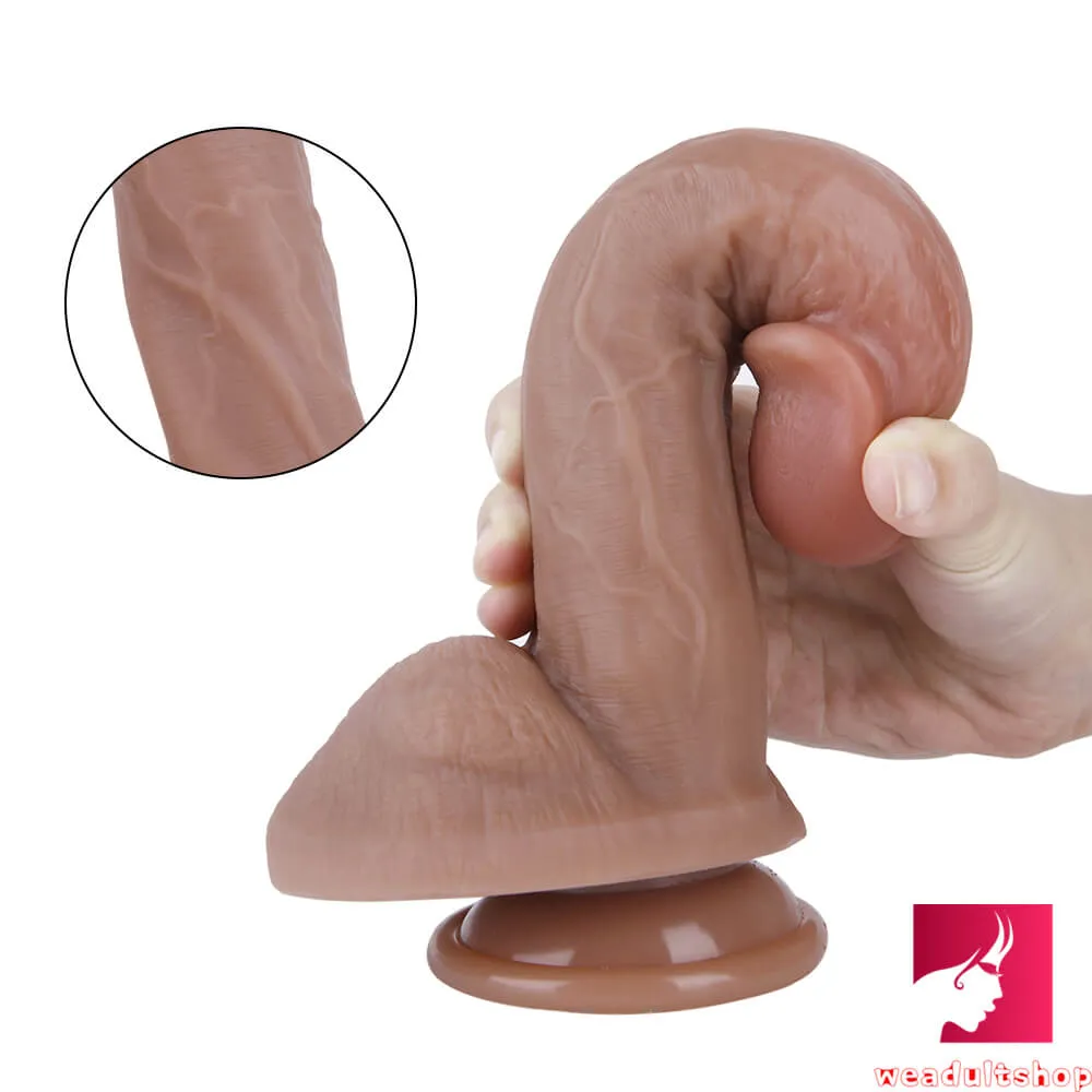8.66in Bending Angle Dildo Sex Toy For Orgasm Pleasure
