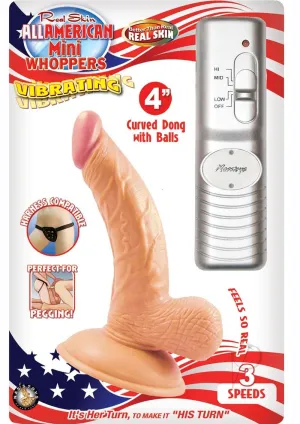 All Amer Mini Whop Vibe 4 W/balls Flesh