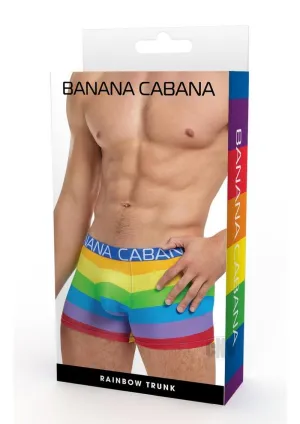 Banana Cabana Trunks L/xl Rainbow