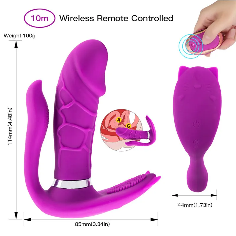 Butterfly Wearable Vibrator G Spot Clitoris Stimulator Massager