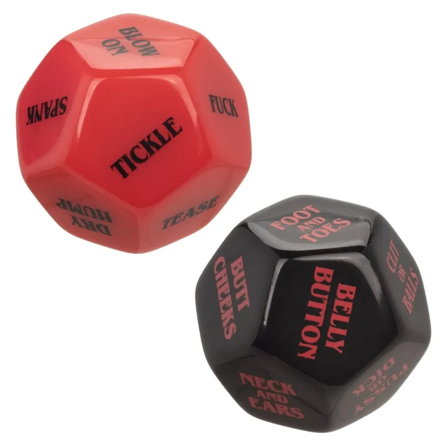 Calexotics Naughty Bits Roll Play Naughty Dice Set