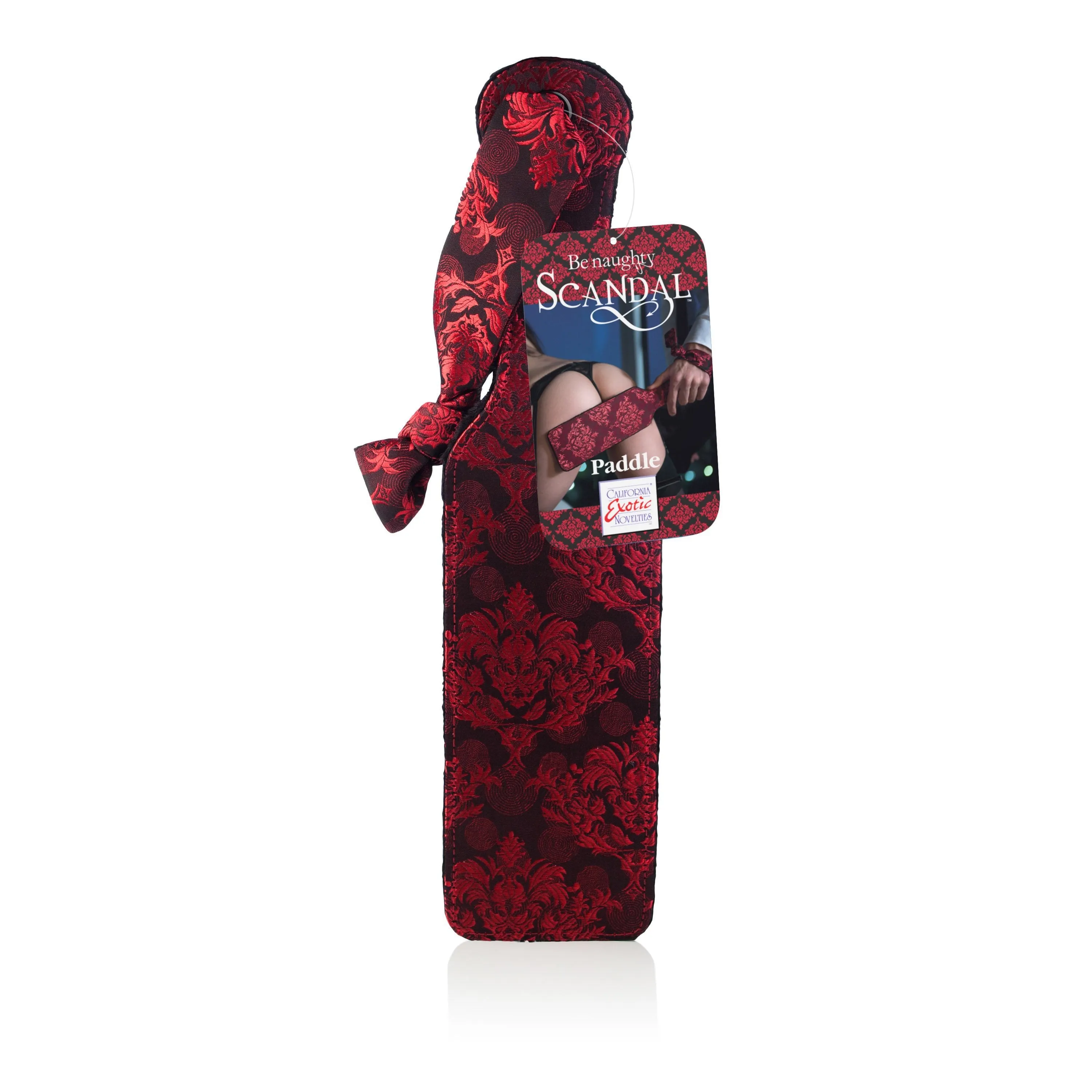 California Exotics - Scandal Paddle with Tag (Red)