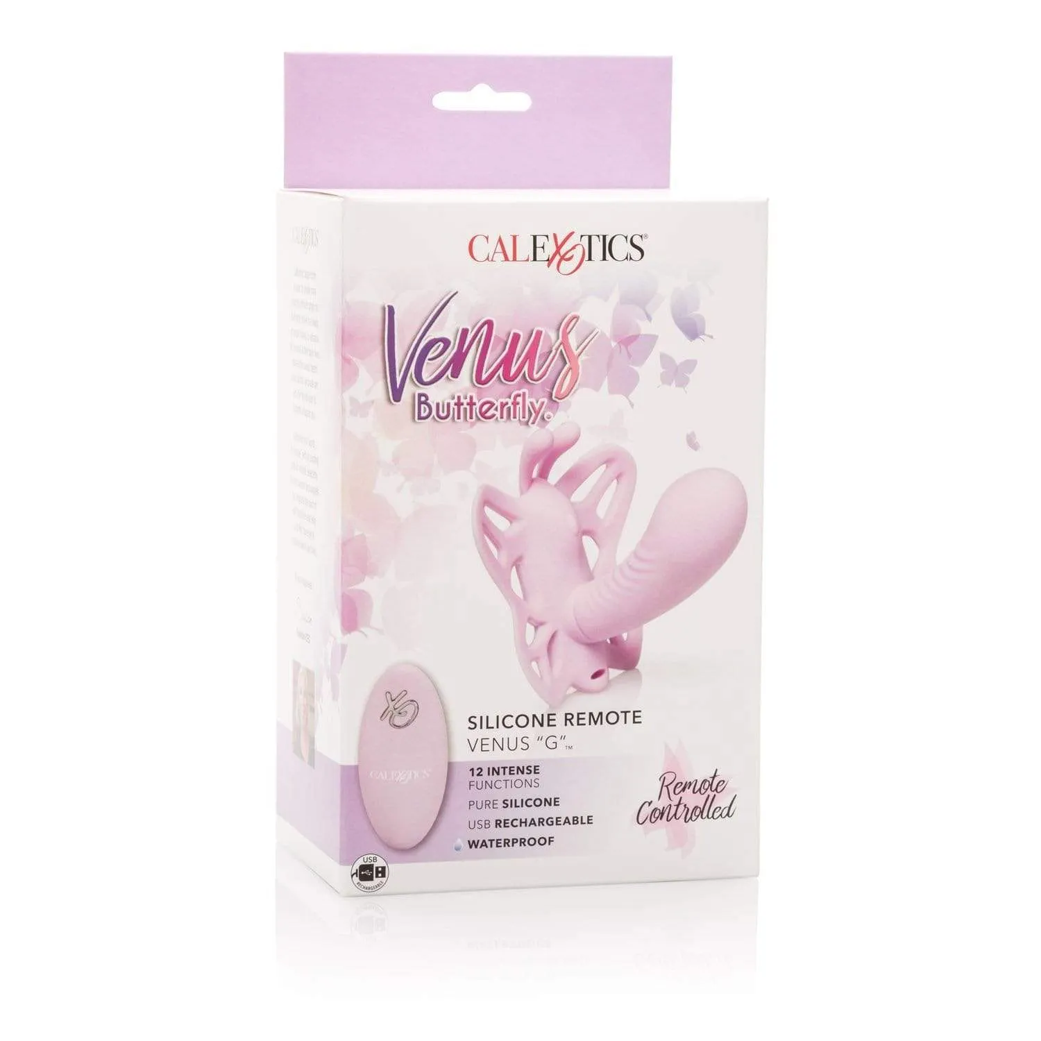 California Exotics - Venus Butterfly Silicone Remote Venus G Spot Vibrator (Pink)