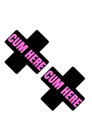 Cum Here Nipple Pasties