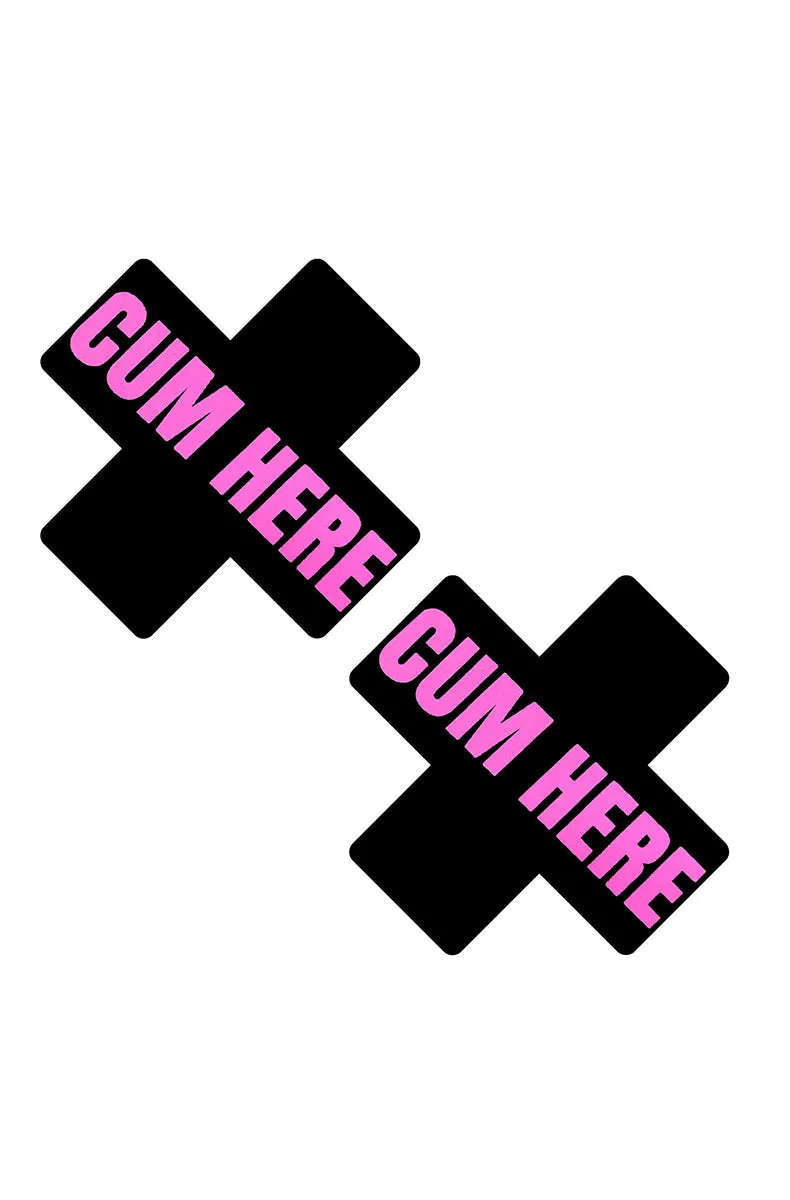 Cum Here Nipple Pasties