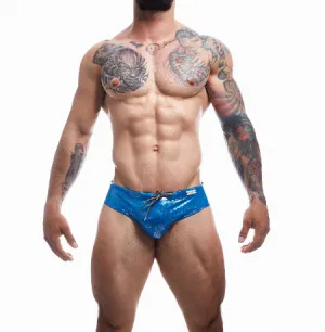 CUT FOR MEN EMERALD SWIMWEAR BRIEF BLUE SMALL