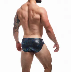 CUT FOR MEN EMERALD SWIMWEAR BRIEF MIDNIGHT XLARGE