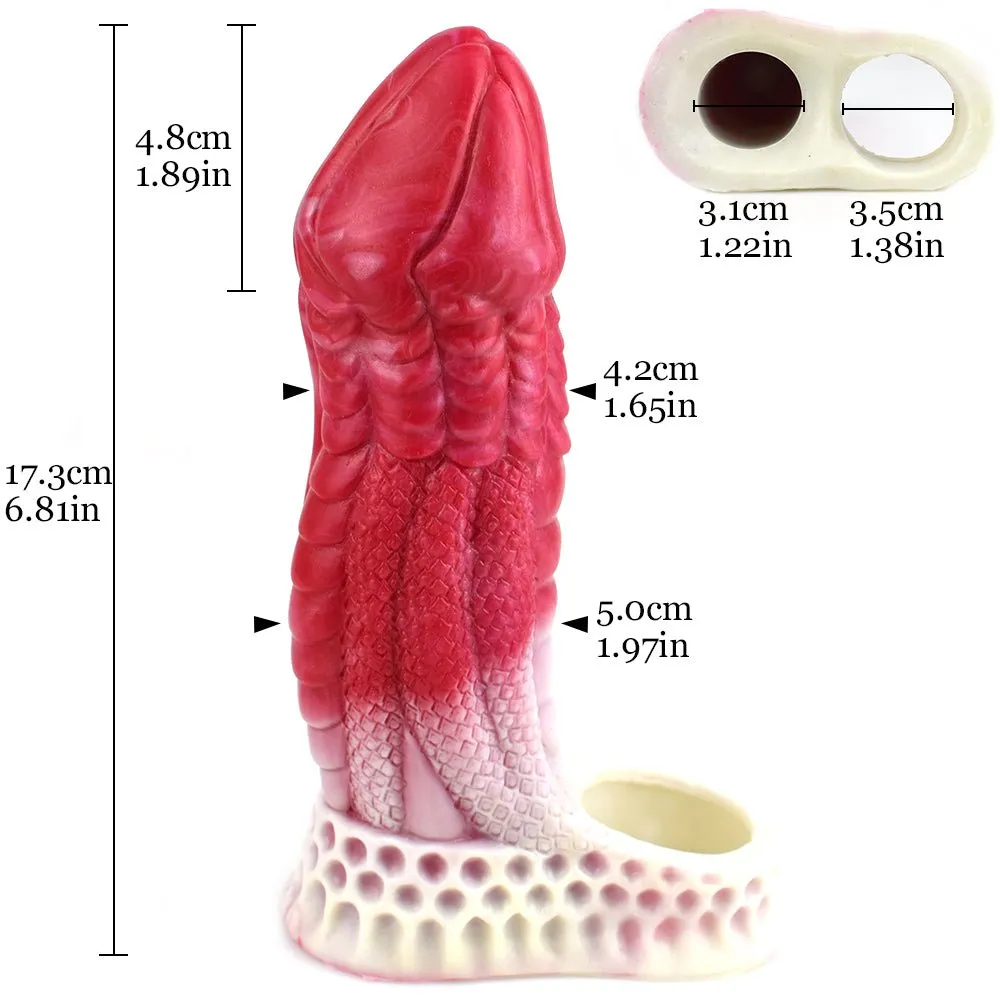 Dragon Dildo Extender Sleeve Reusable Toys for Men