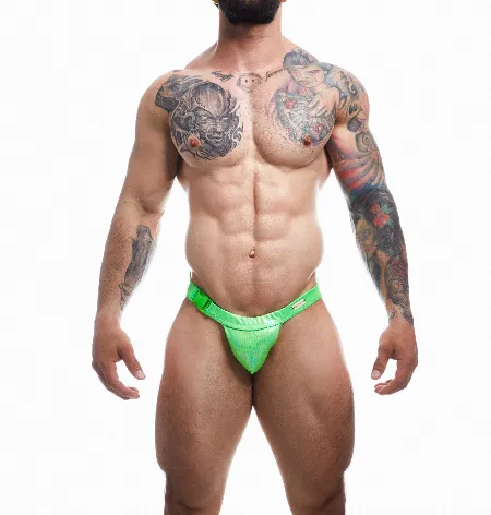 EMERALD CLIP TANGA BRIEF GREEN SMALL