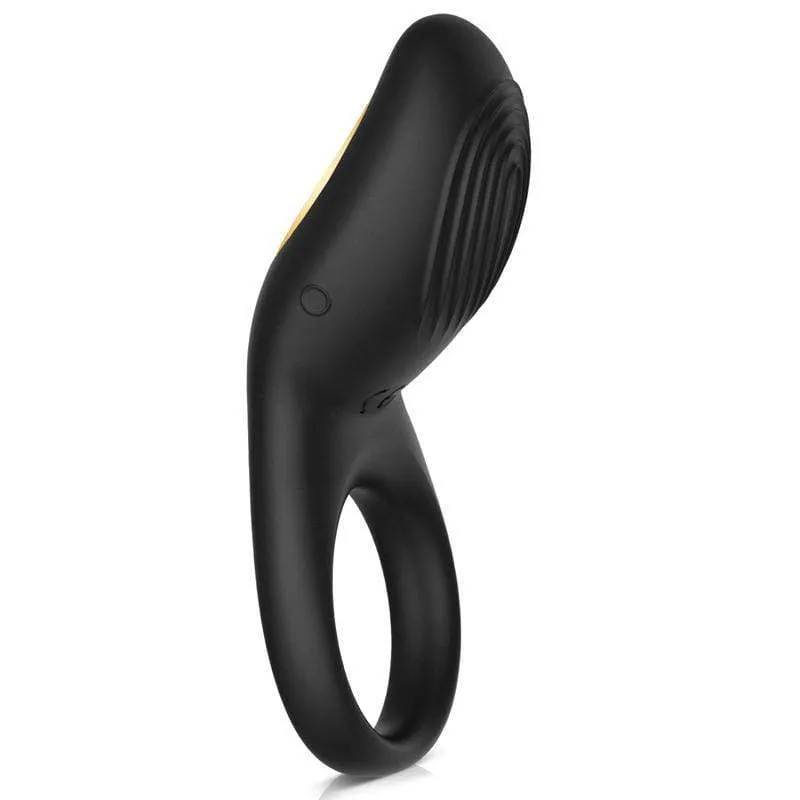 Erocome - Sagitta Rechargeable Silicone Cock Ring (Black)