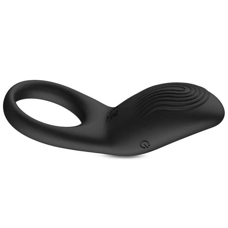 Erocome - Sagitta Rechargeable Silicone Cock Ring (Black)