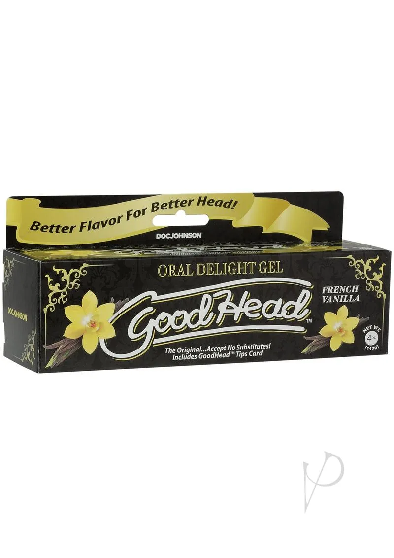 Goodhead Oral Delight Gel Vanilla 4oz