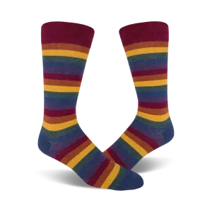 Heather Rainbow Striped