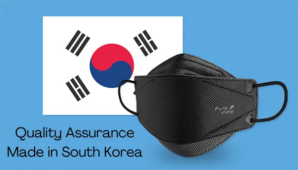 KF94 Dust Mask (Black) (Large)