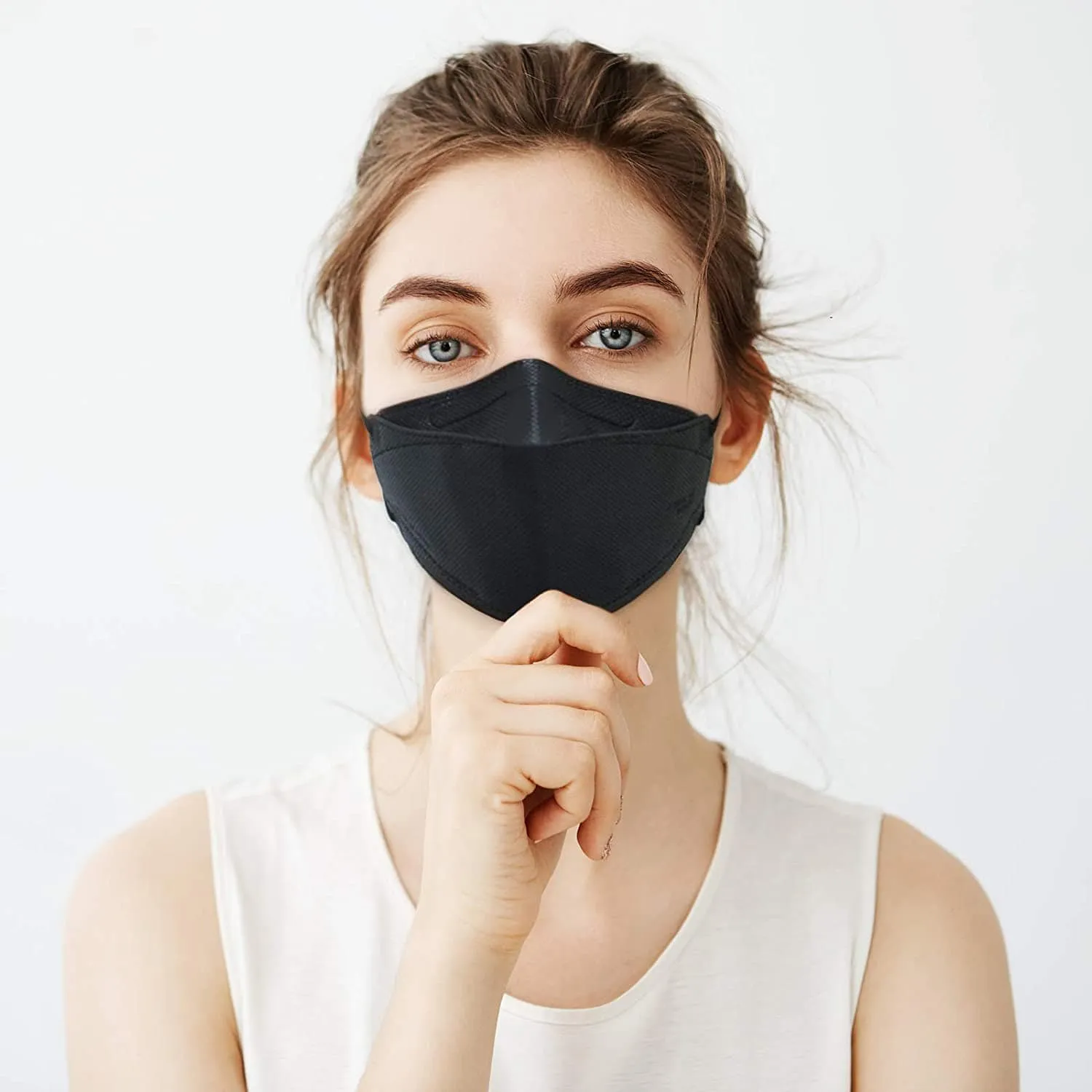 KF94 Dust Mask (Black/White) (S/M/L)