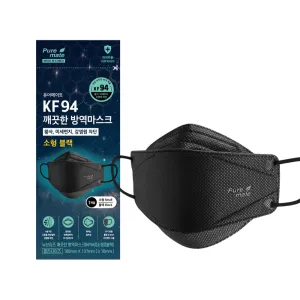 KF94 Dust Mask (Black/White) (S/M/L)