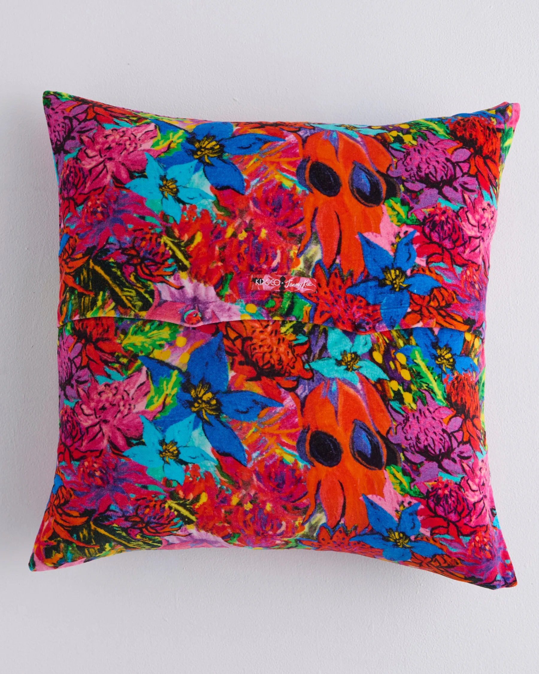 Kip&Co x Jenny Kee Growing The Peace Velvet European Pillowcases