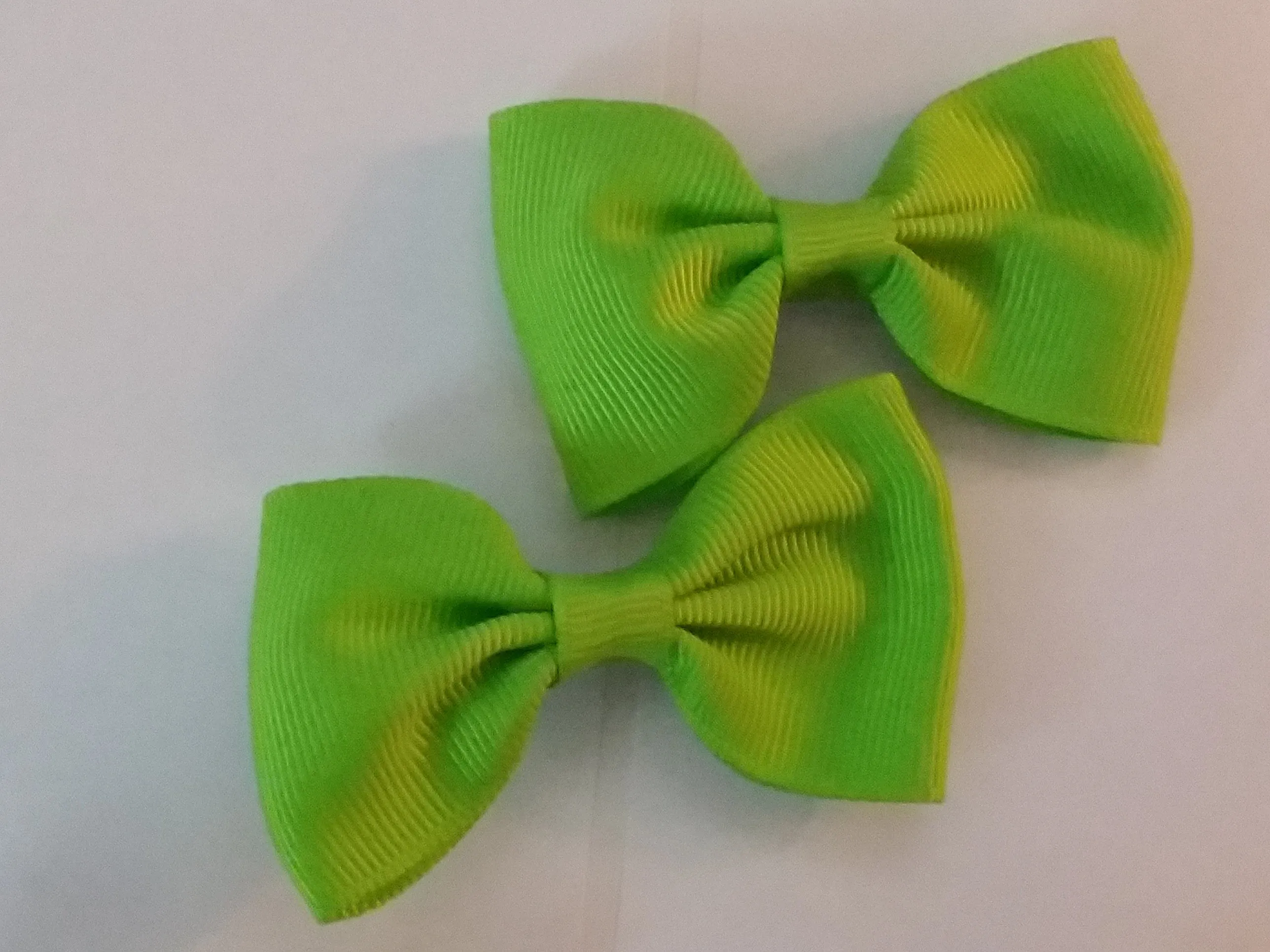 Mini Solid Color 2pc 2.5 Hair Bows Set