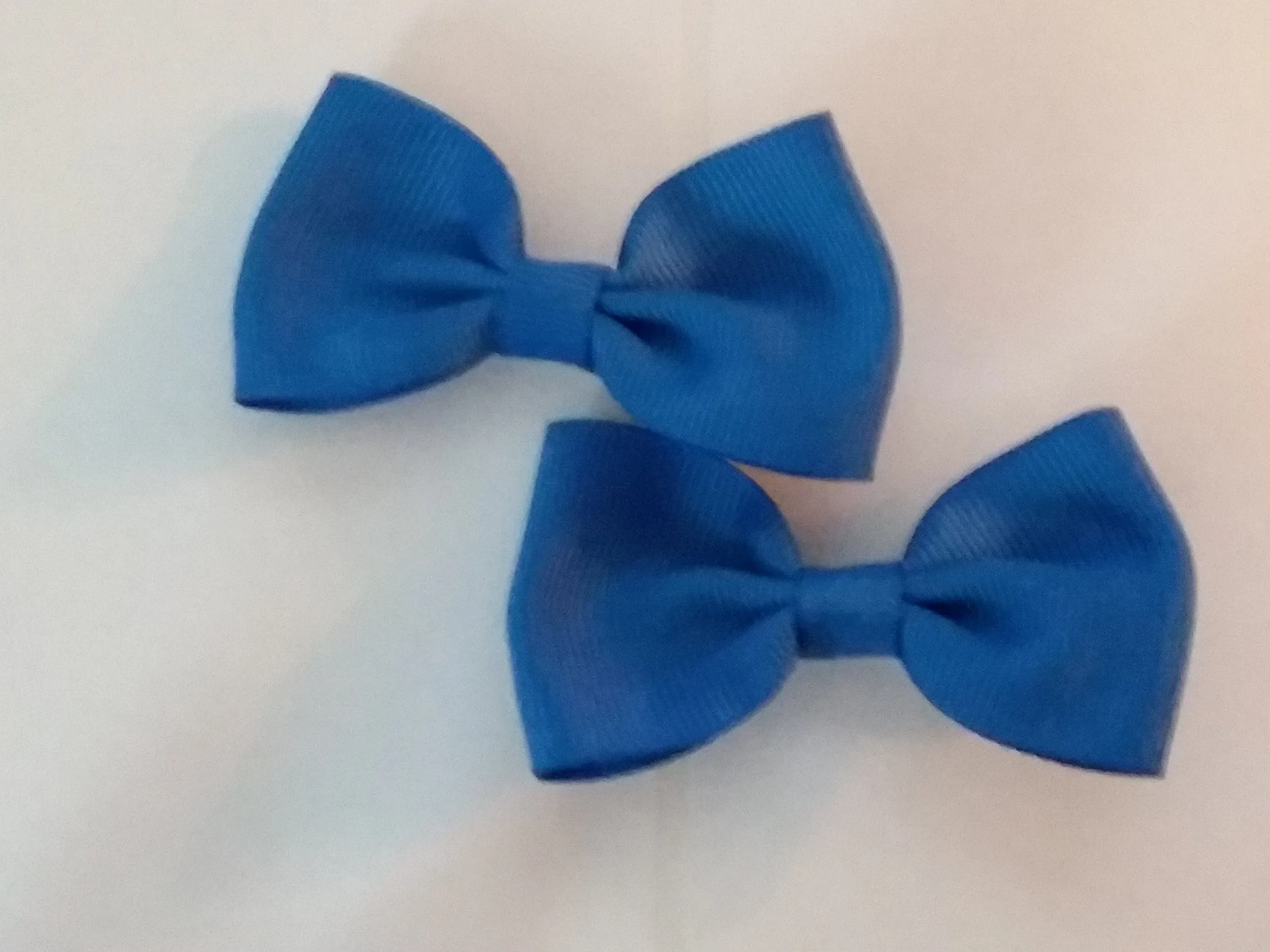 Mini Solid Color 2pc 2.5 Hair Bows Set