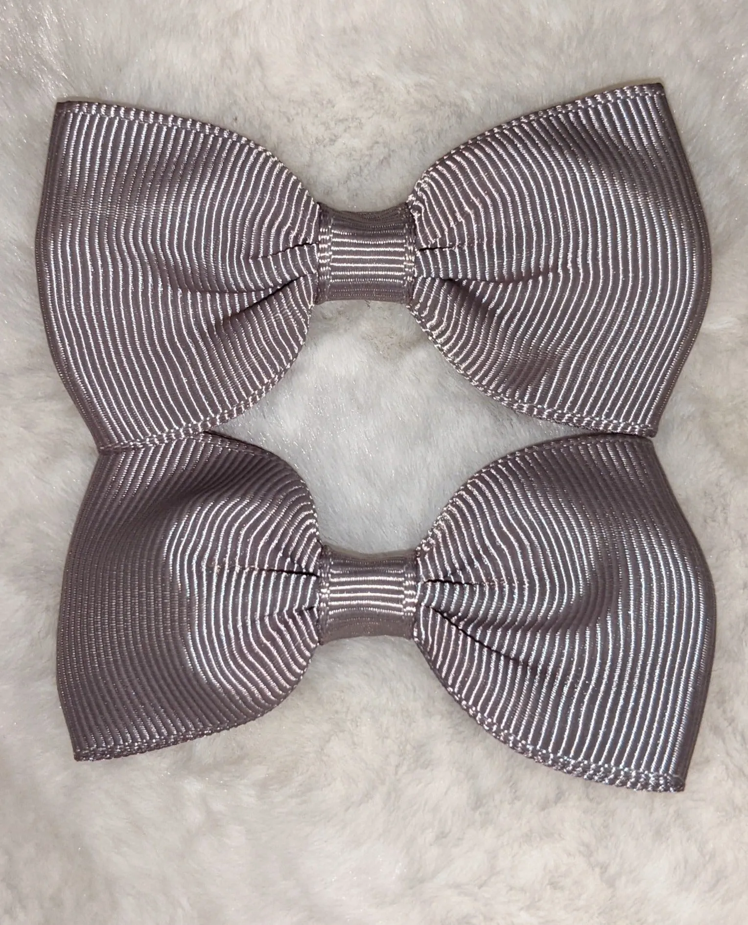 Mini Solid Color 2pc 2.5 Hair Bows Set