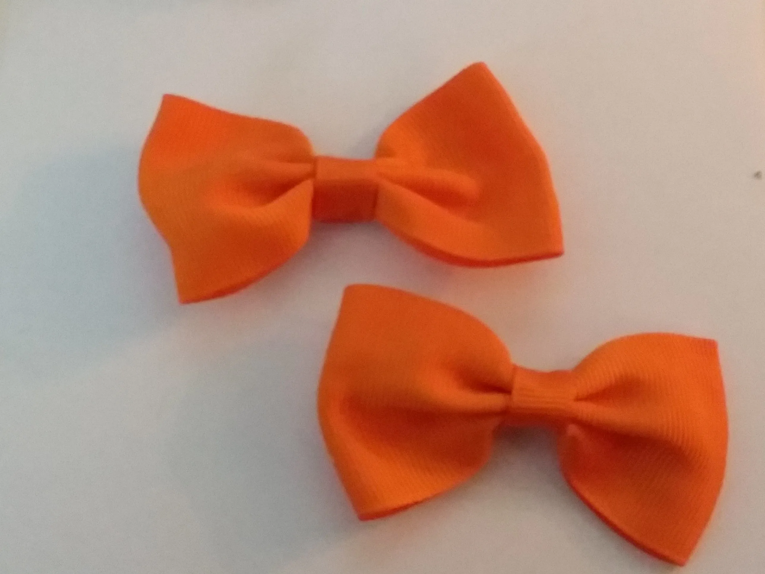 Mini Solid Color 2pc 2.5 Hair Bows Set