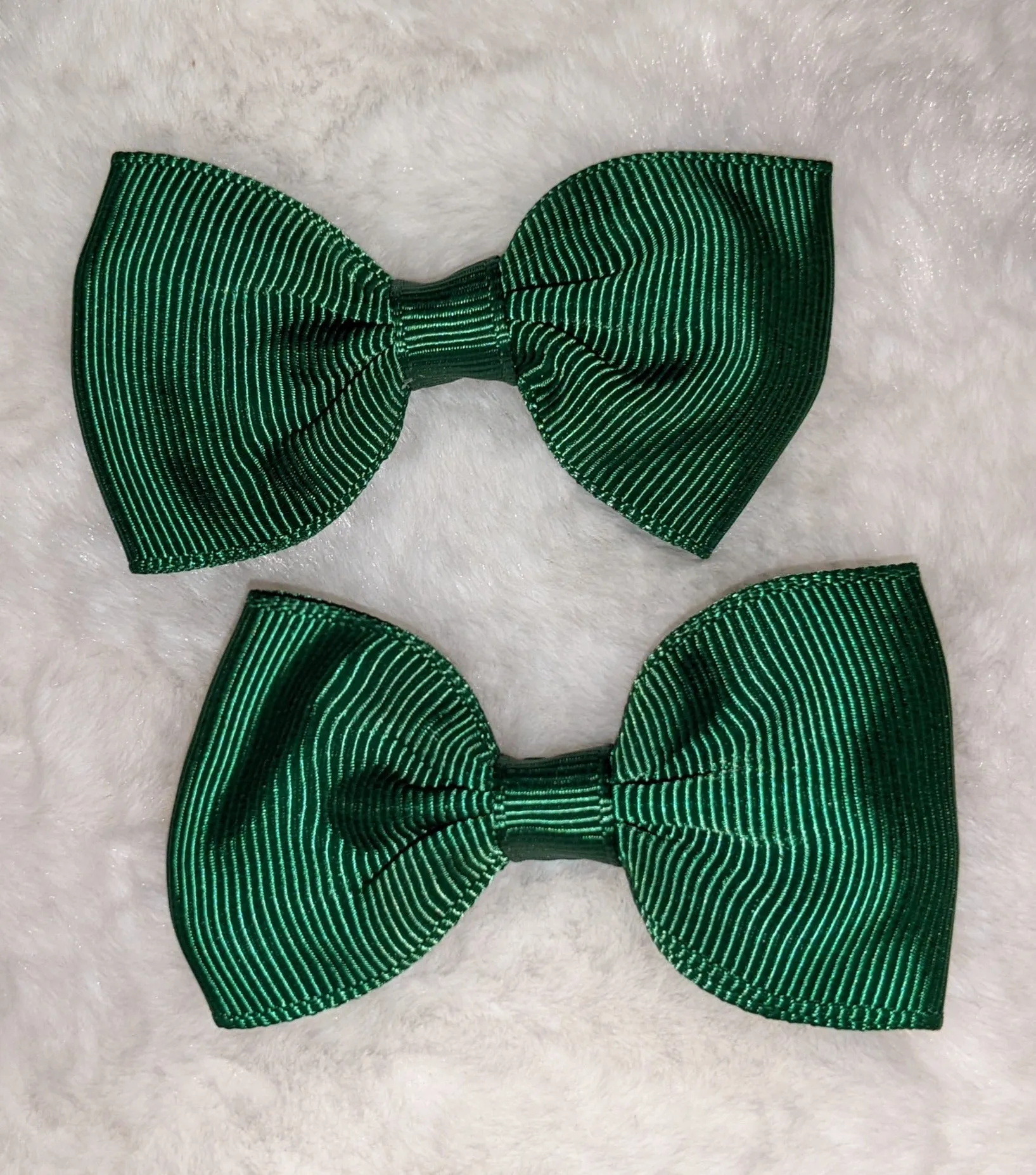 Mini Solid Color 2pc 2.5 Hair Bows Set