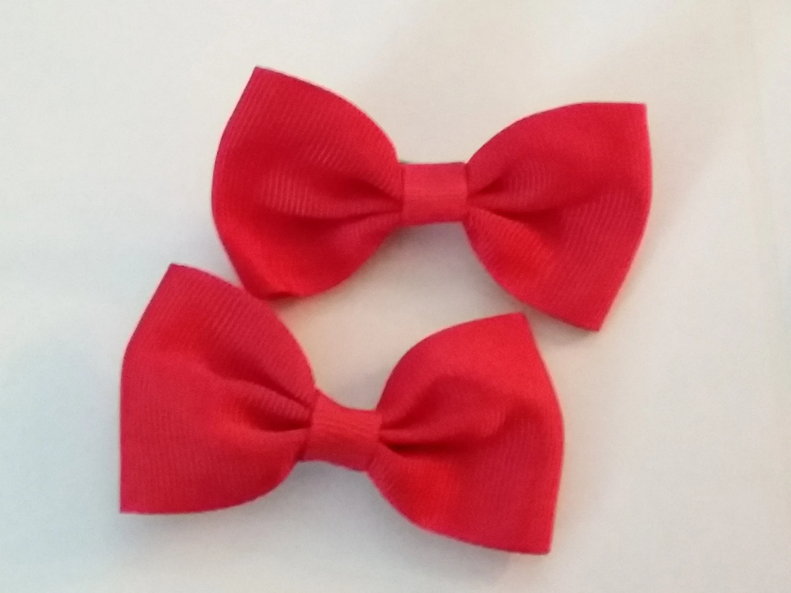Mini Solid Color 2pc 2.5 Hair Bows Set