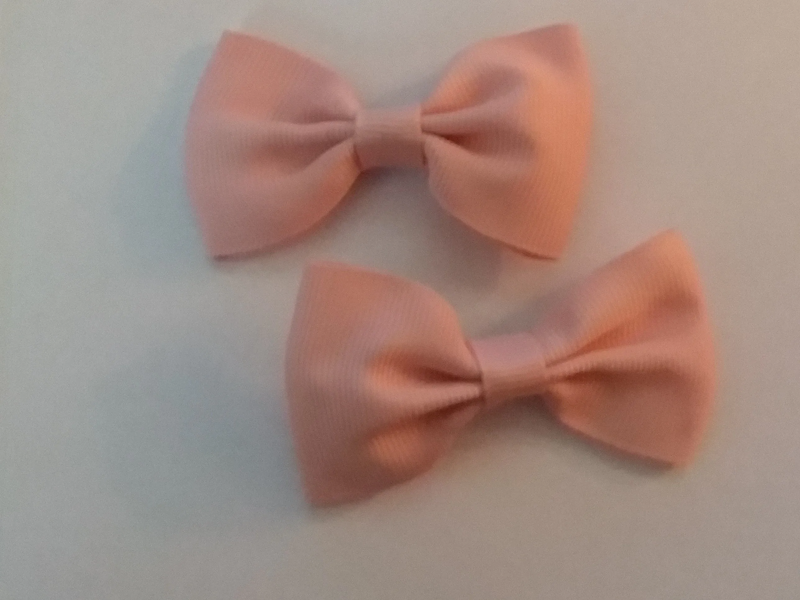 Mini Solid Color 2pc 2.5 Hair Bows Set