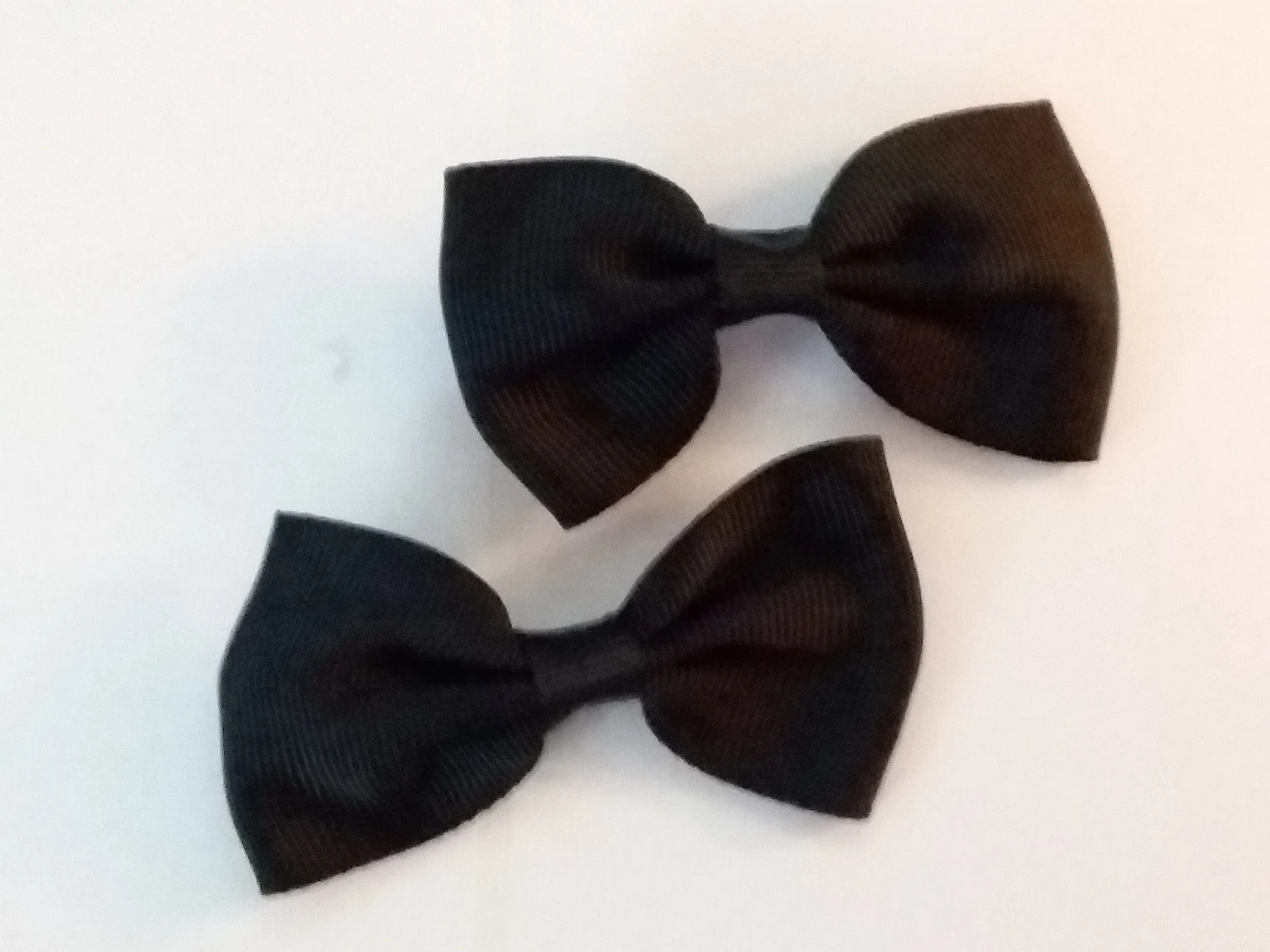 Mini Solid Color 2pc 2.5 Hair Bows Set