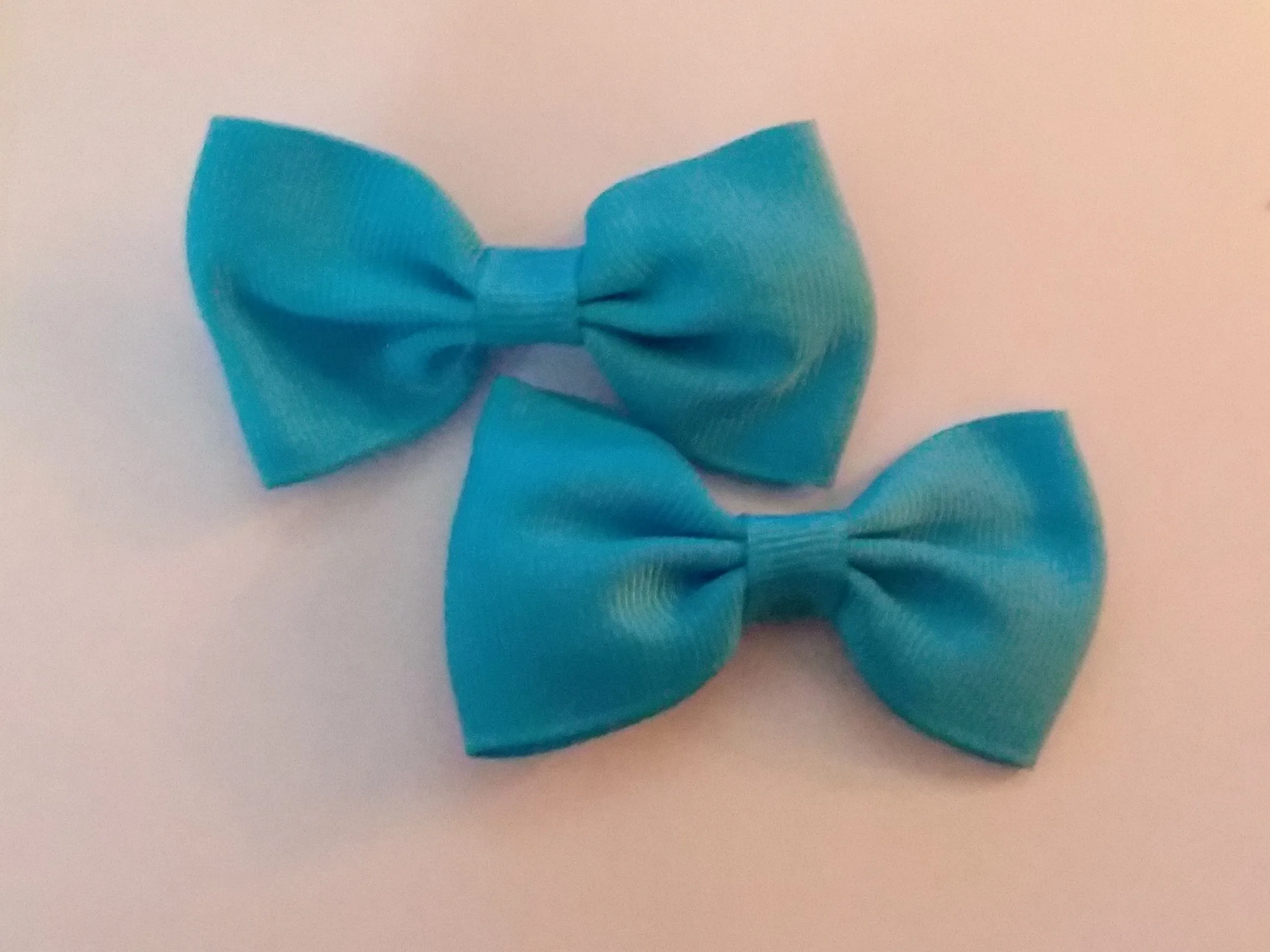 Mini Solid Color 2pc 2.5 Hair Bows Set