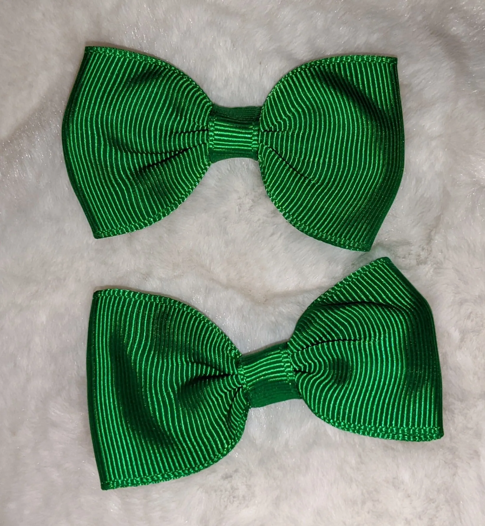Mini Solid Color 2pc 2.5 Hair Bows Set