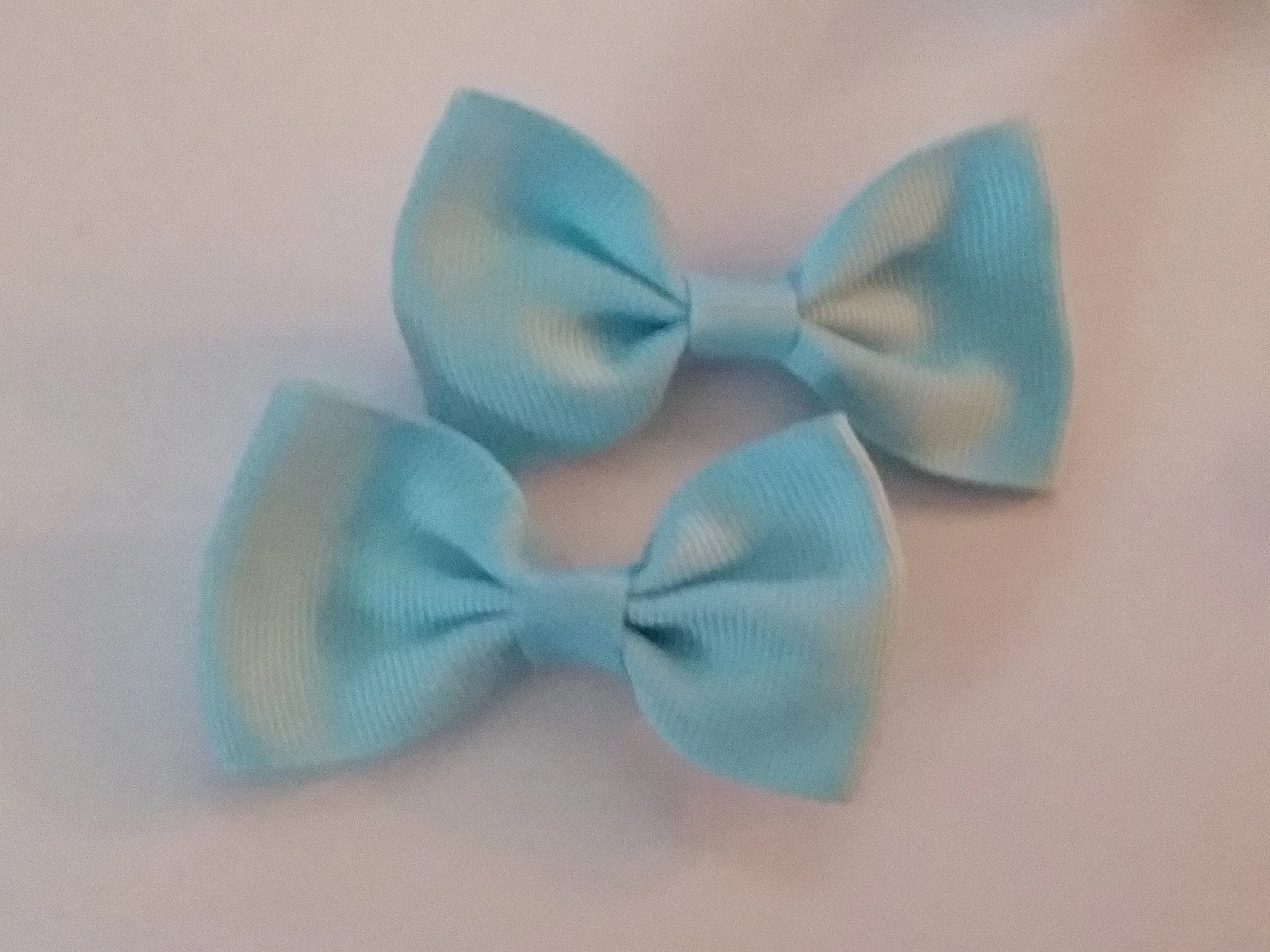 Mini Solid Color 2pc 2.5 Hair Bows Set