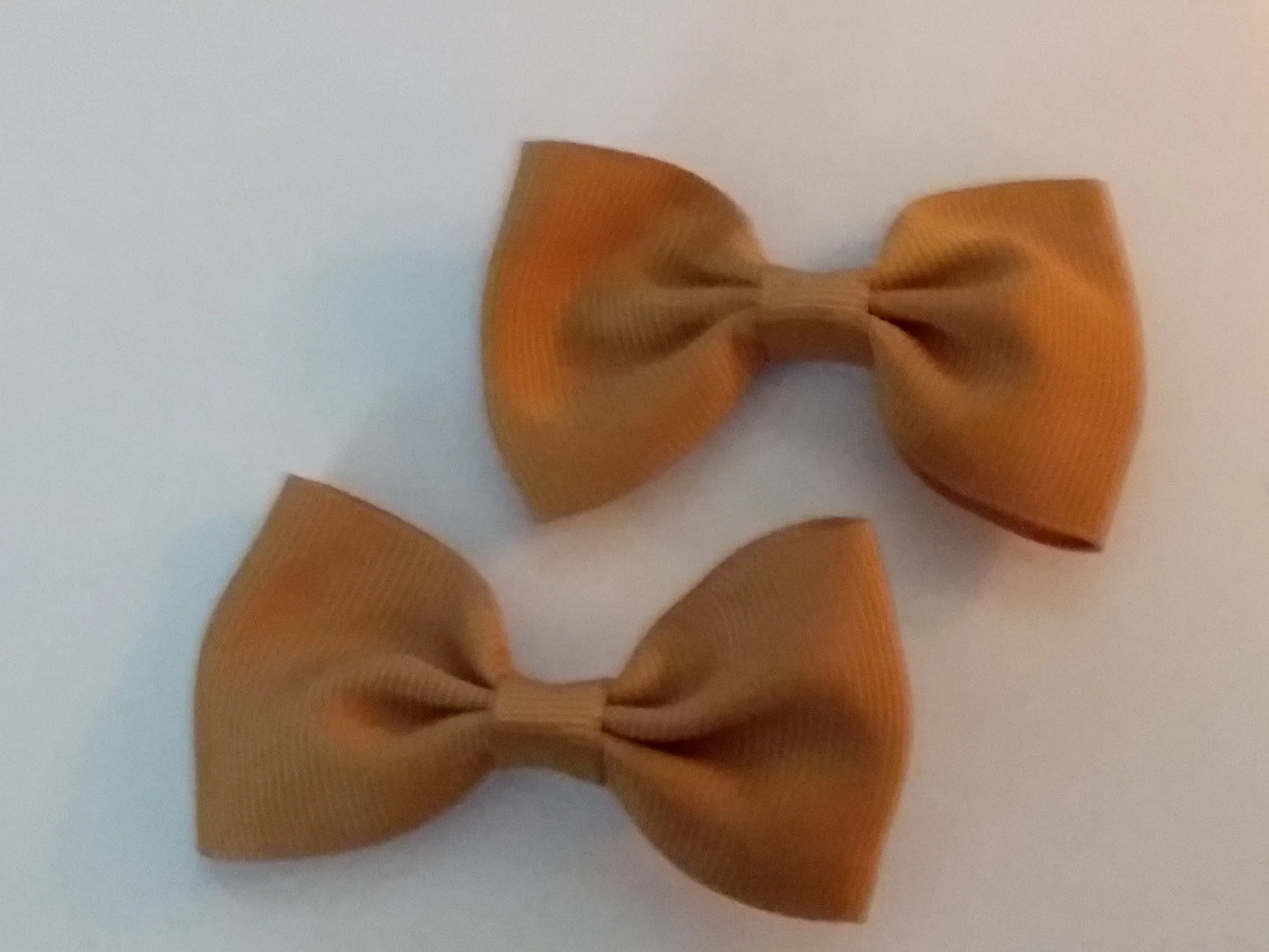 Mini Solid Color 2pc 2.5 Hair Bows Set
