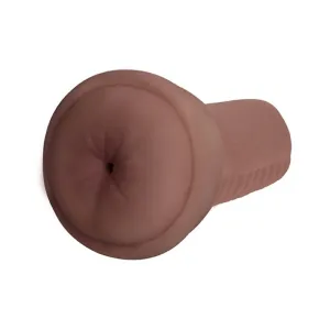 Mistress Dual Density Vibrating Ass Stroker Angel Dark