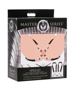 Ms Spread Labia Straps W/clamps