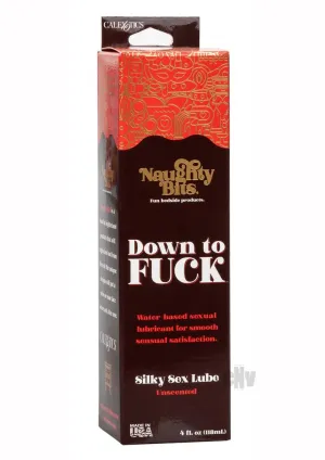Naughty Bits Down to Fuck Silky Sex Lube -  Boxed