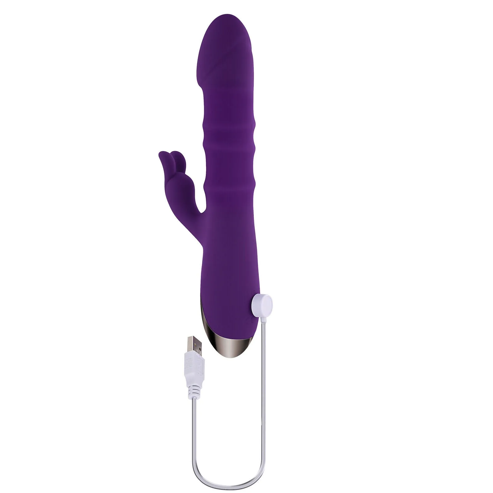 Playboy Pleasure HOP TO IT Thrusting G Spot Rabbit Vibrator Telescopic Sex Toy
