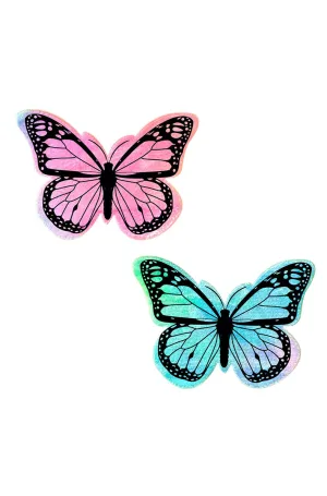 Rainbow Sherbet Butterfly Pasties