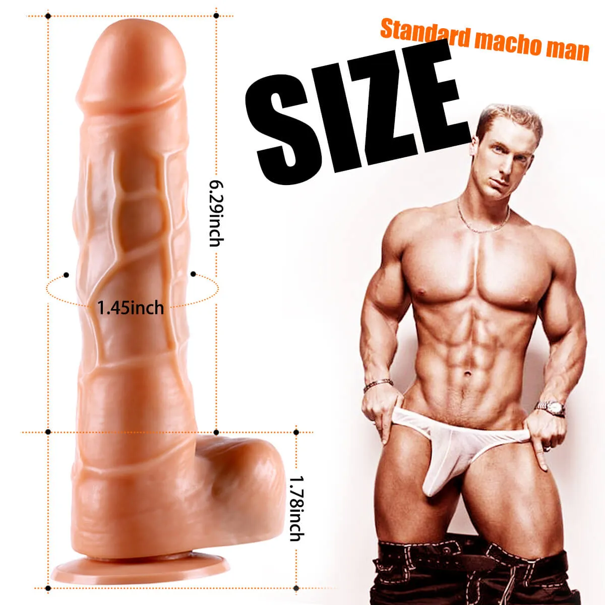 Remote Control Vibration Dildo Soft Silicone Realistic Dildo Sex Toy