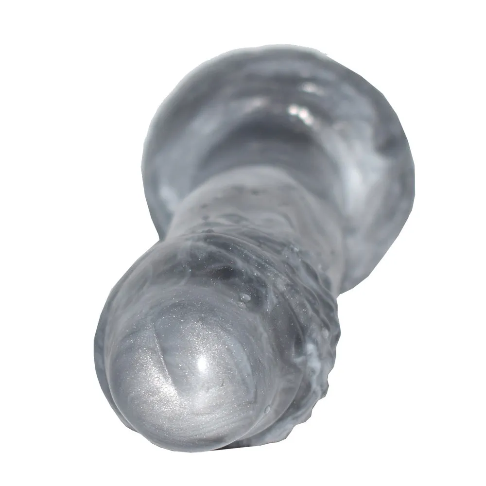 Silver Masturbation Stick Liquid Silicone Artificial Dildos