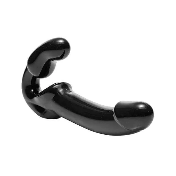 Strap U - Revolver Strapless Strap on G Spot Dildo (Black)