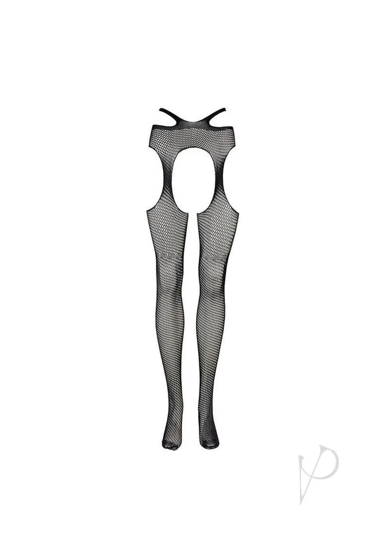 Suspender Pantyhose Strappy Waist Os Blk