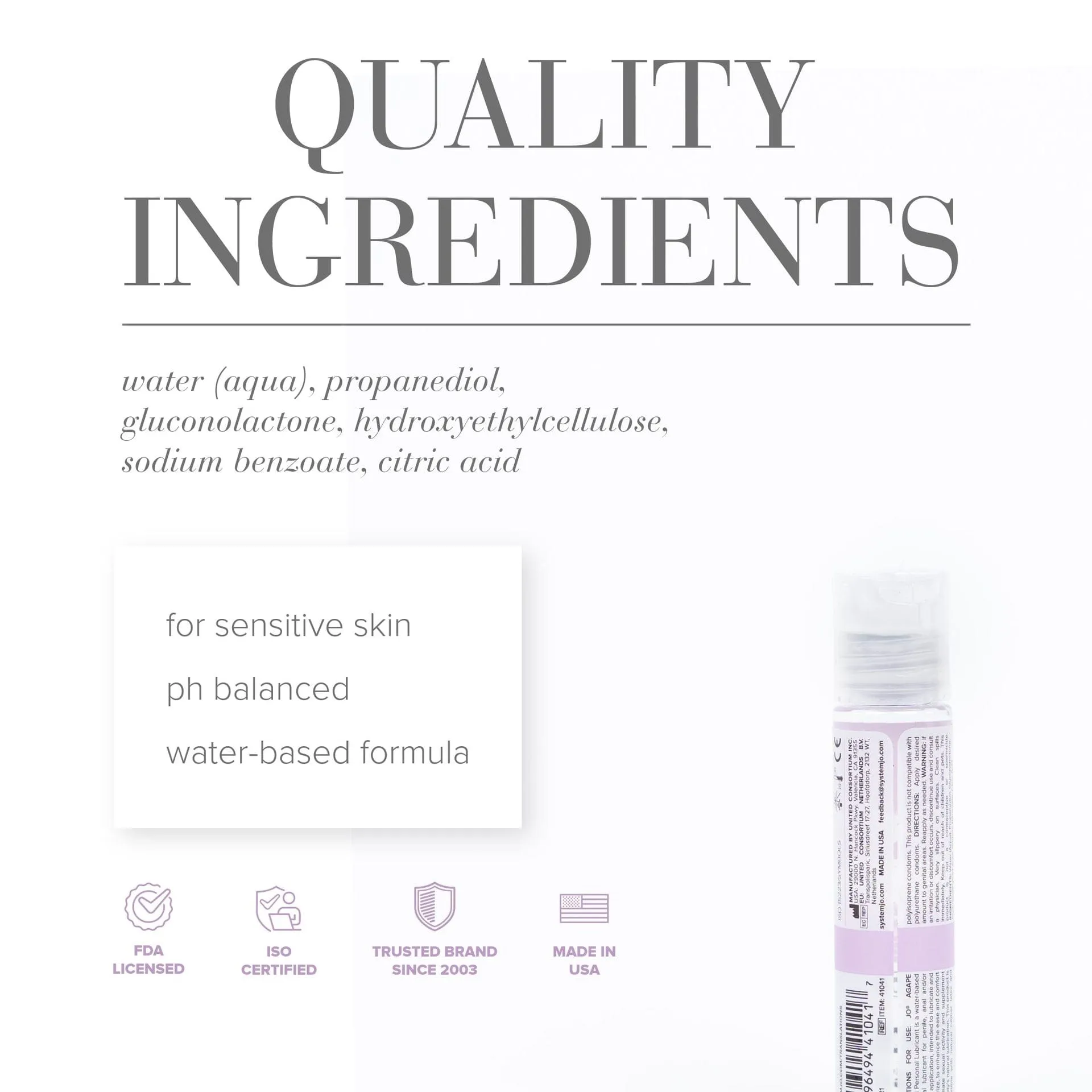 System JO - For Her Agape Water Based Personal Lubricant