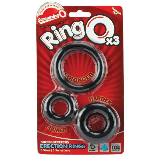 TheScreamingO - RingO Super Stretchy Cock Ring x3